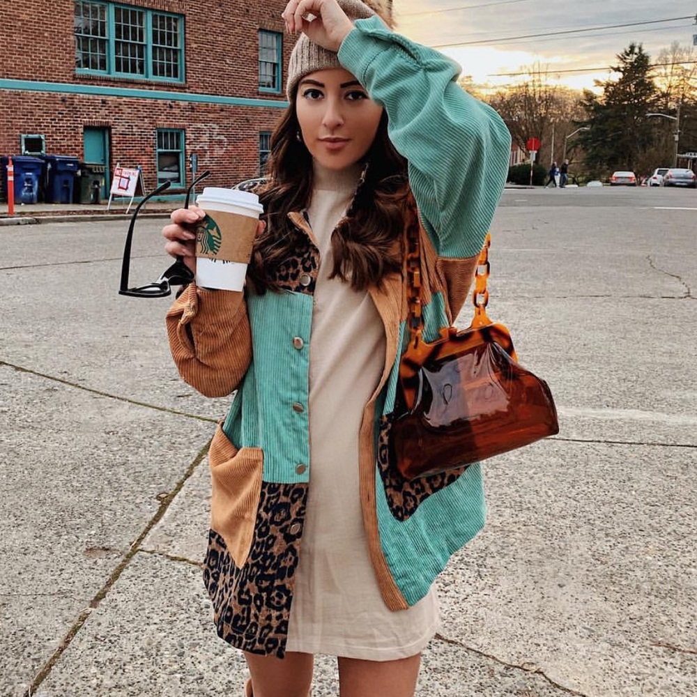 Beige turtleneck sweater dress. Wrinkled but cute